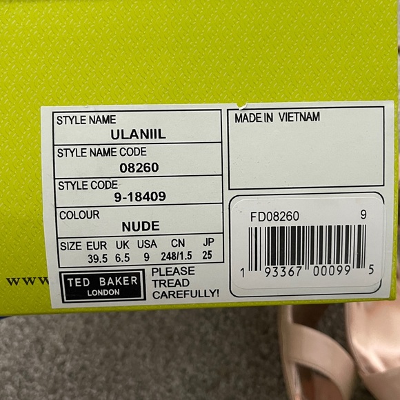 Ted Baker - Ankle Strap Sandal Heels - Picture 8 of 8